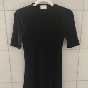 Size S Black Women Tee Dress - Made in Korea